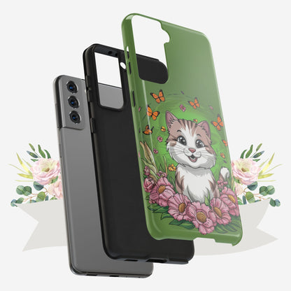 Green Mewsic Tough Case