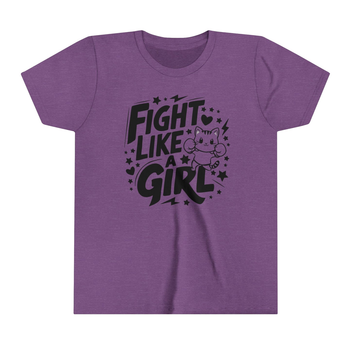 Fight Like Girl Youth Heavy Cotton T-Shirt