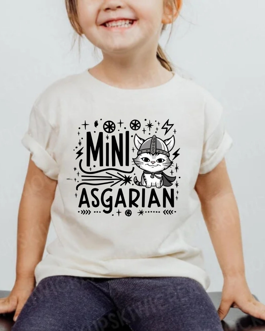 Mini Asgardian Toddler  Cotton  Kids T-Shirt