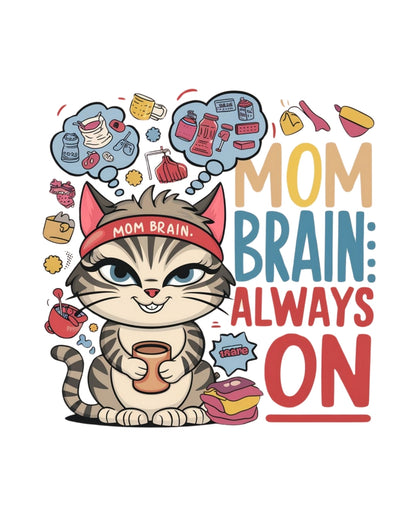 Mom Brain Always Cotton T-Shirt