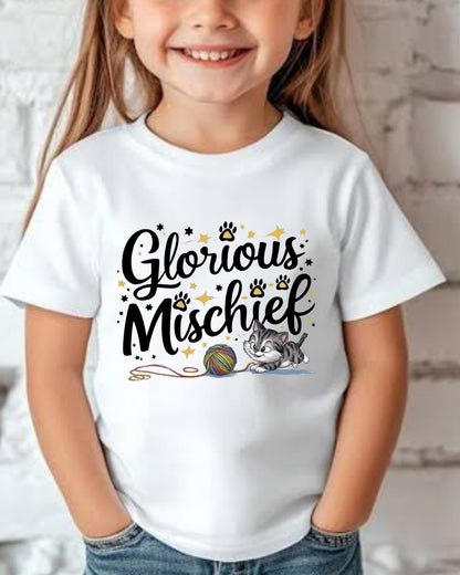 Glorious Mischief Toddler  Cotton T-Shirt