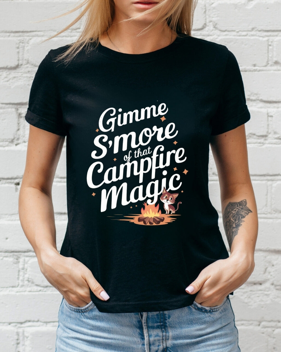 Gimme S'more of that Campfires Magic Cotton T-Shirt