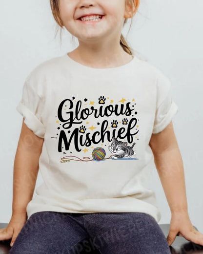 Glorious Mischief Toddler  Cotton T-Shirt