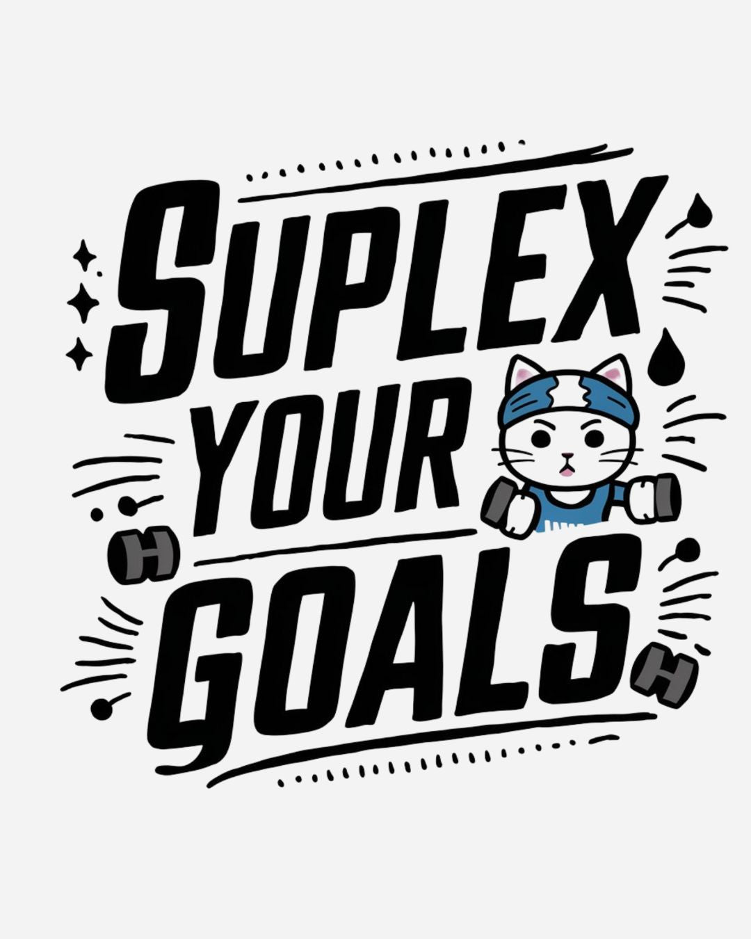 Suplex Your Goals Cotton Men Tshirt