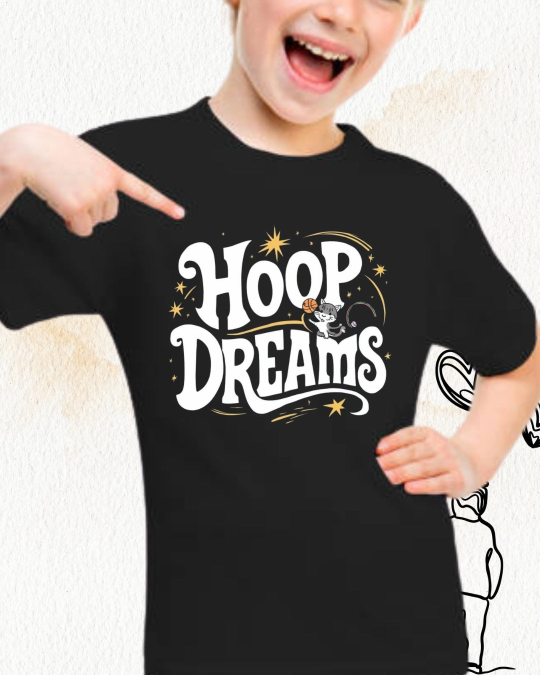 Hoop Dreams Youth Heavy Cotton T-Shirt