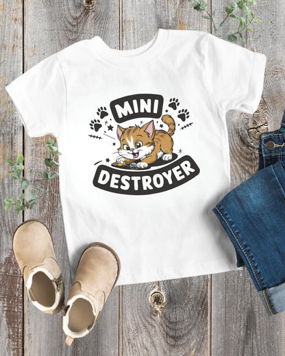 Mini Destroyer Toddler Cotton Kids T-Shirt