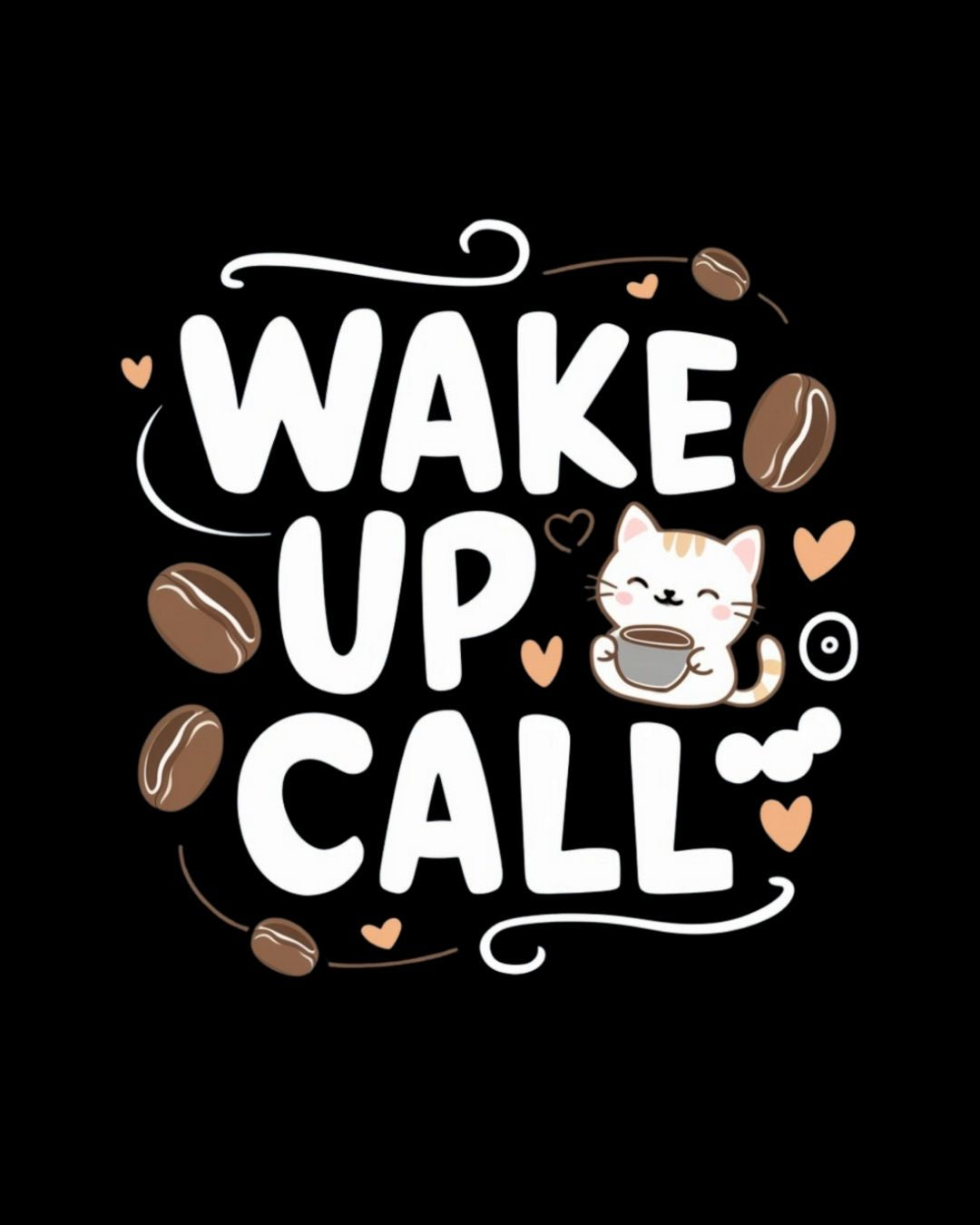 Wake Up Call Cotton Long Sleeve Tshirt