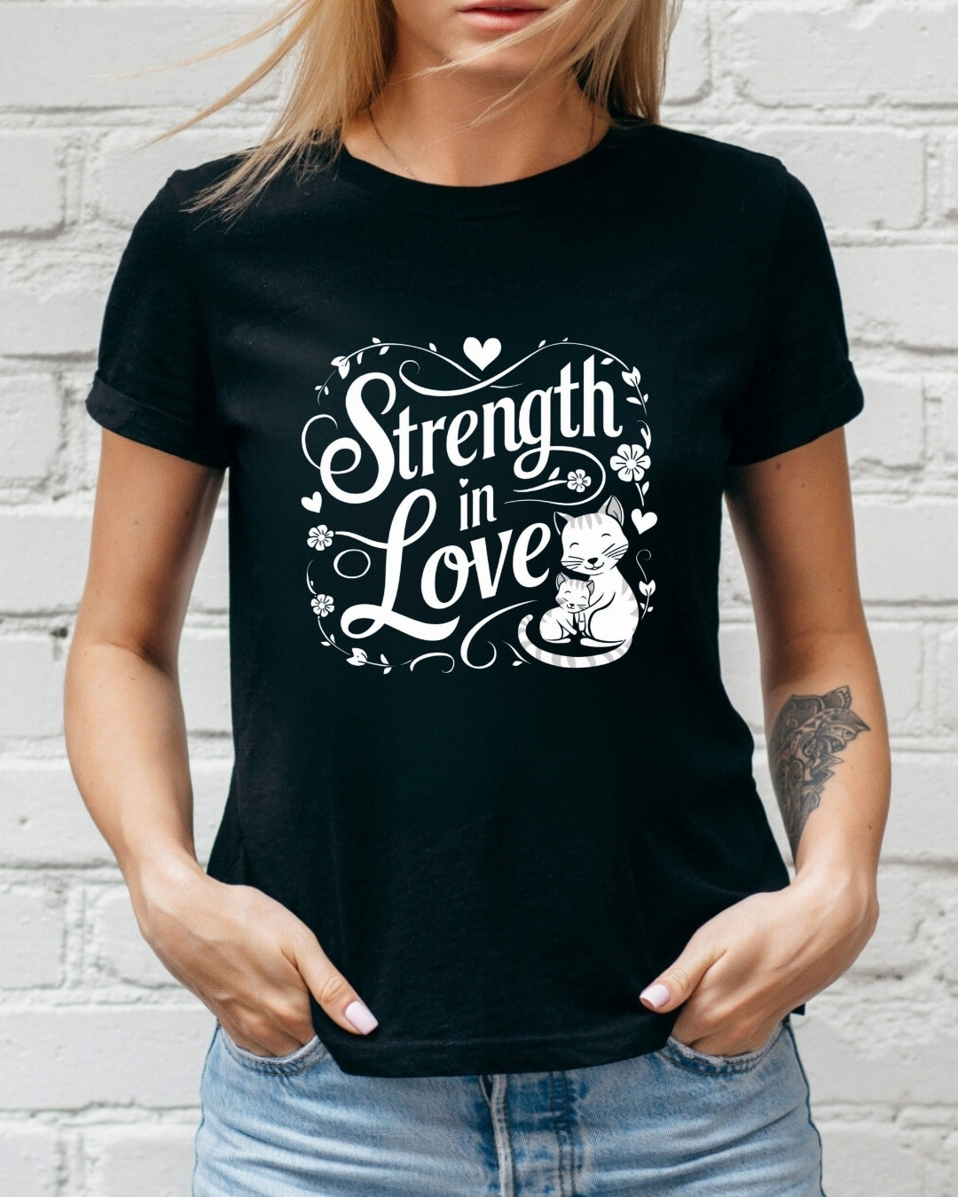 Strength In Love Cotton T-Shirt