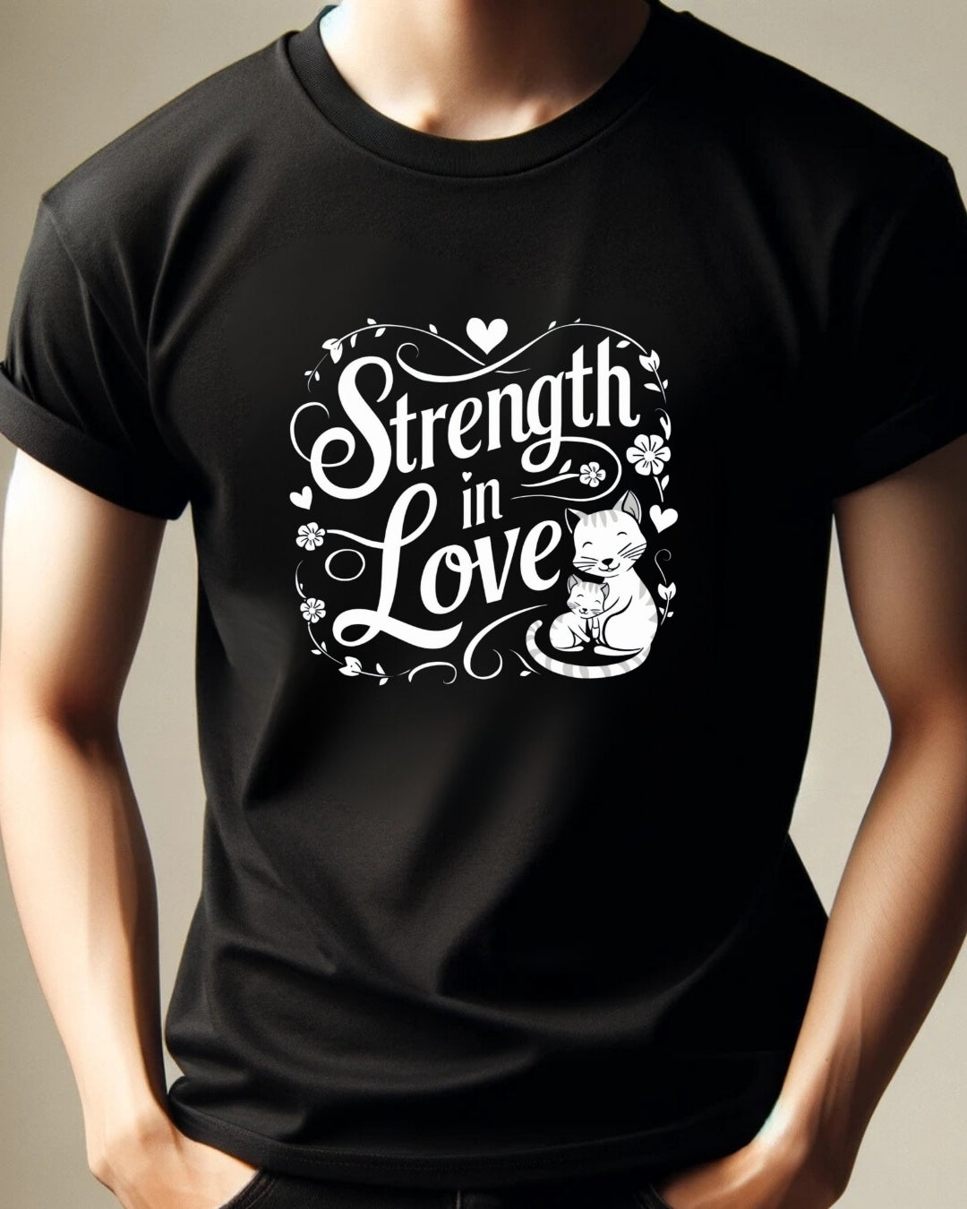 Strength In Love Cotton T-Shirt