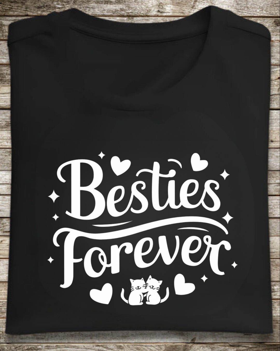 Bestie Forevers Cotton T-Shirt