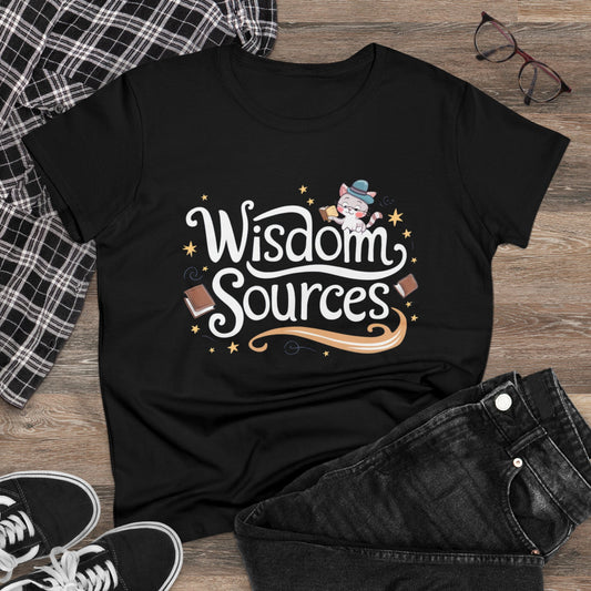 Womens Tees Wisdom Sources Grandma Shirts Tops Short Sleeve Regular Fit Cotton Funny Cat Graphic Tshirts