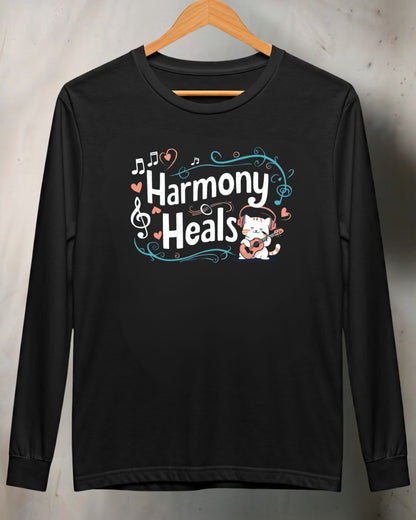 Harmony Heal Cotton Long Sleeve Tshirt