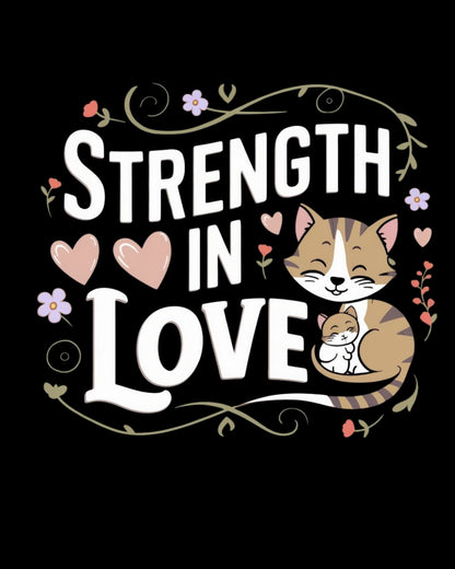 Strength In Love Cotton Tshirt