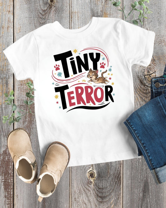 Tiny Terror Toddler Cotton Kids T-Shirts