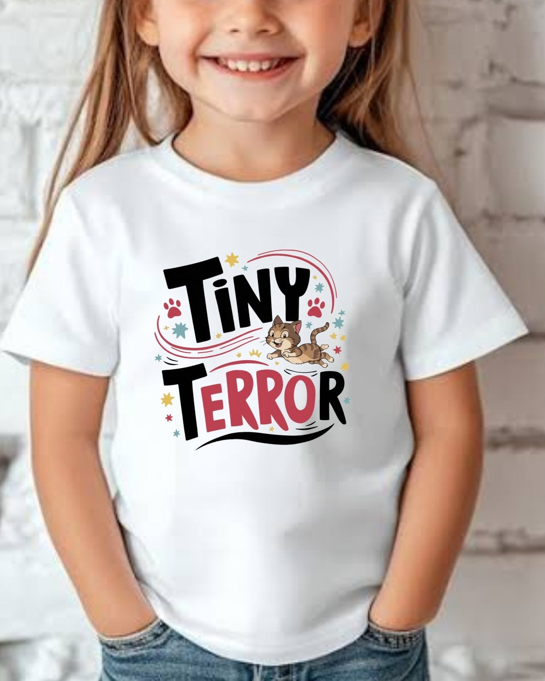 Tiny Terror Toddler Cotton Kids T-Shirts