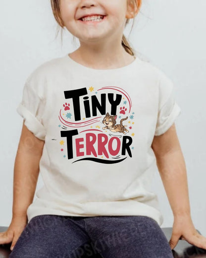 Tiny Terror Toddler Cotton Kids T-Shirts