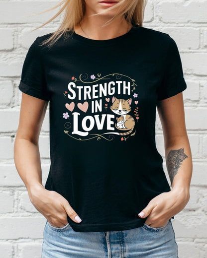 Strength In Love Cotton Tshirt