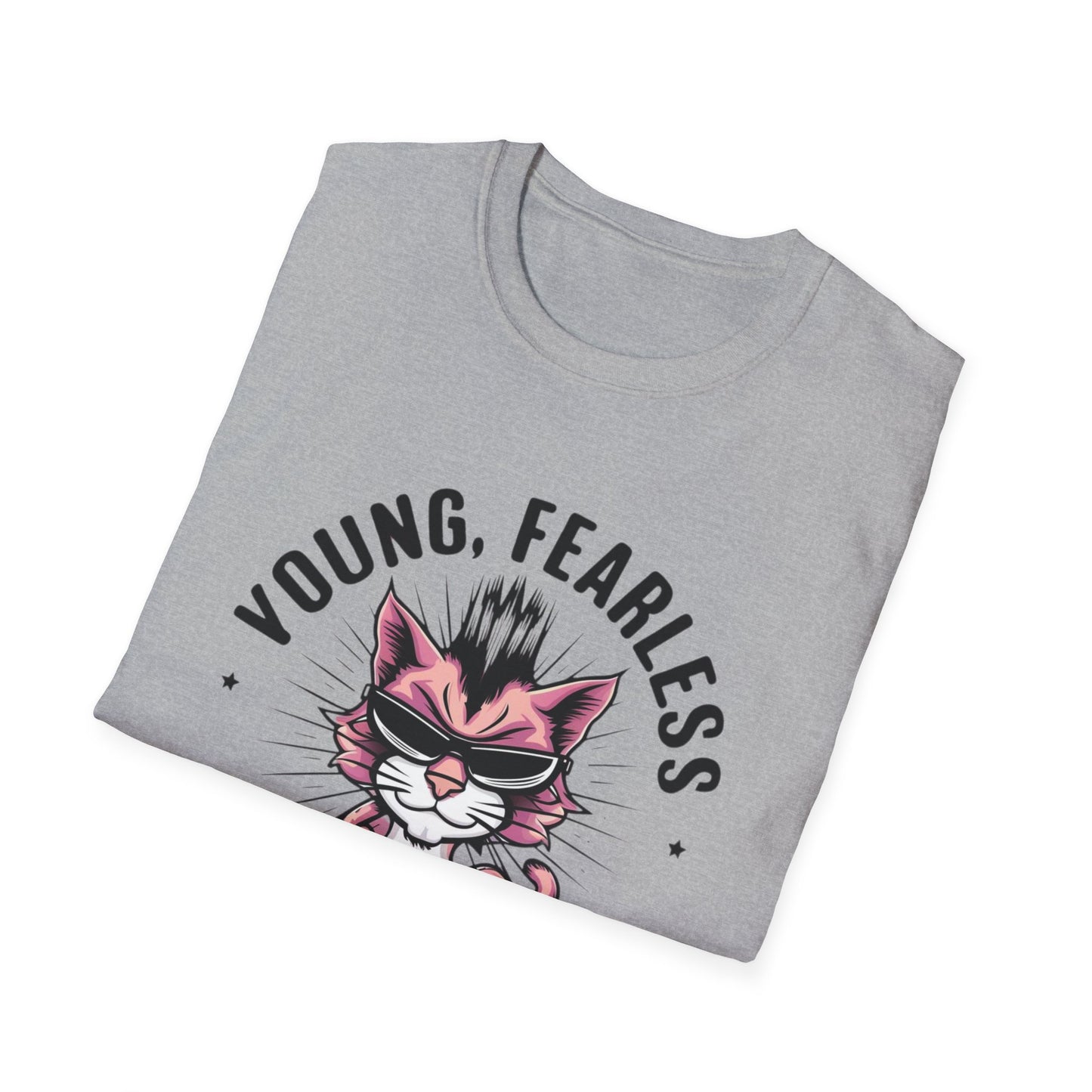 Young Fearless Unstoppable Cotton Men Tshirt