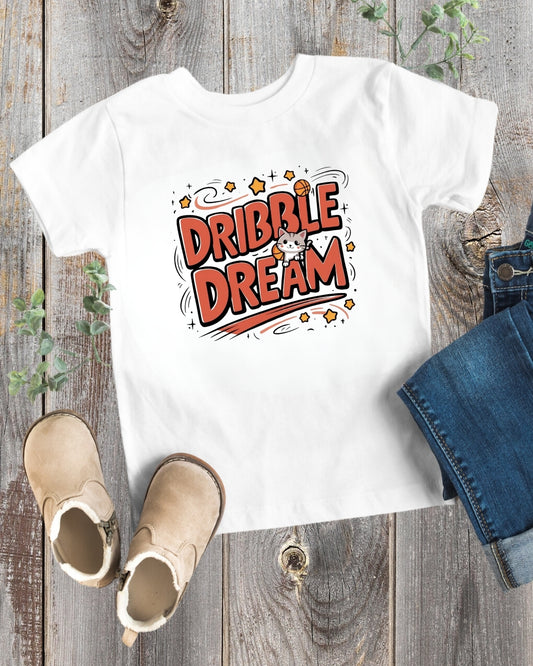 Dribble Dream Toddler Cotton Kids T-Shirt