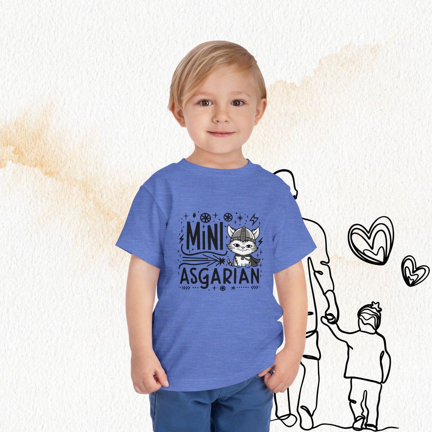 Mini Asgardian Toddler  Cotton  Kids T-Shirt