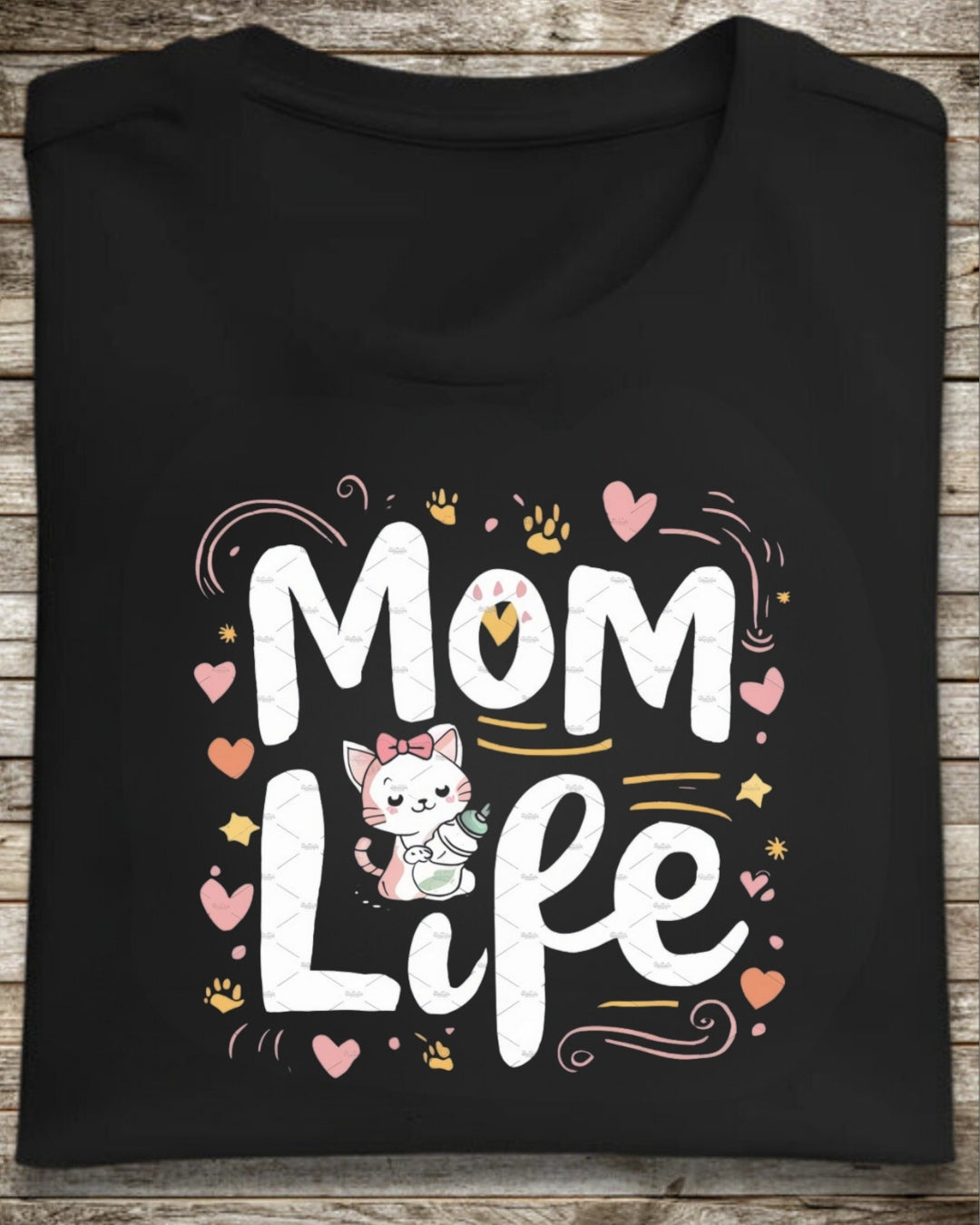 Mom Life Cotton Tee