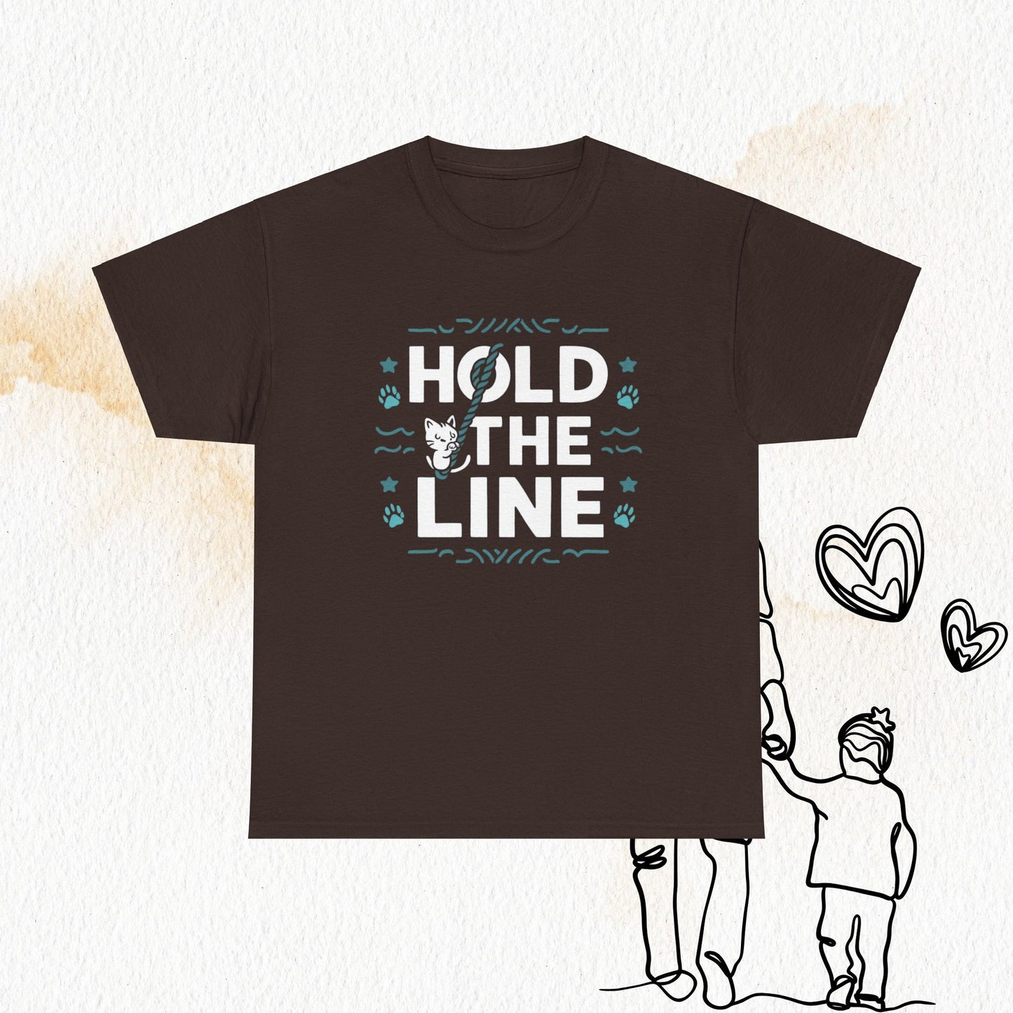 Hold The Line Cotton Tshirt