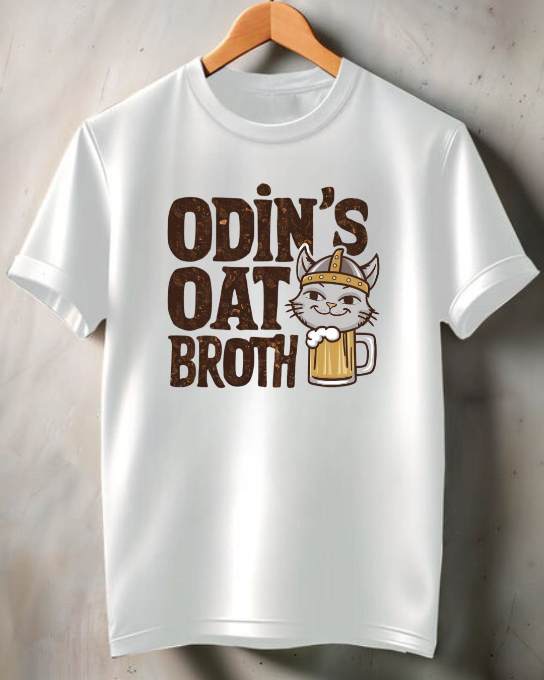 Odin Oat Broth Cotton Men Tshirt