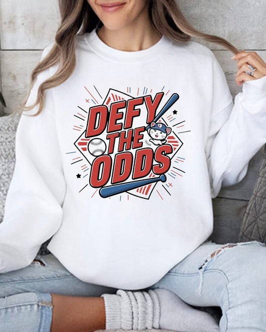 Defy The Odds Ultra Cotton Crewneck Sweatshirt