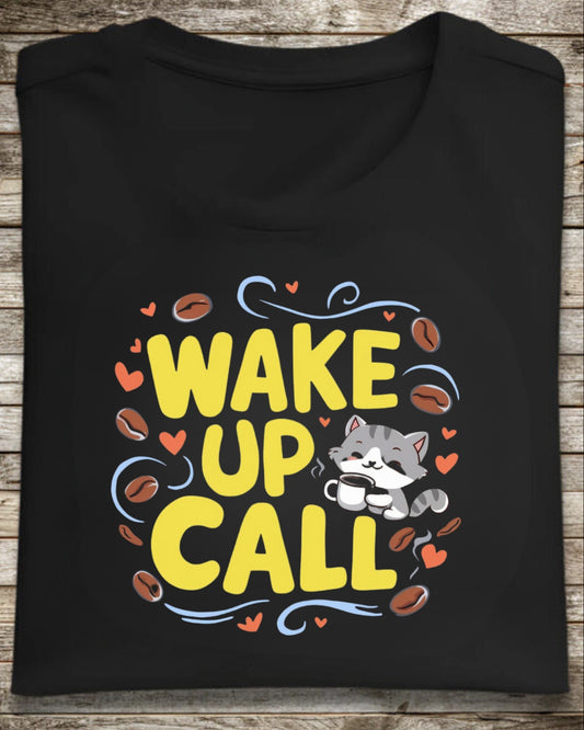 Wake Up Call Cotton T-Shirt