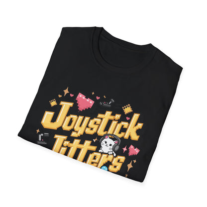 Joystick Jitters Cotton Crew Neck Men Tshirt