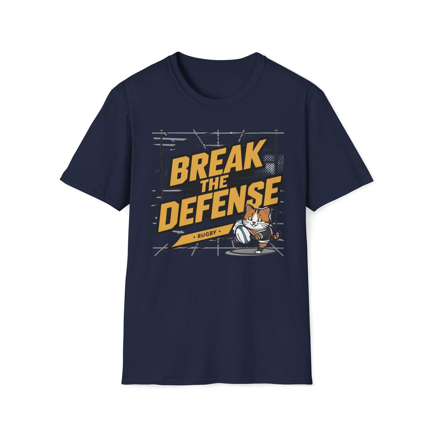 Break The Defence Crew Neck Cotton Men Tshirt