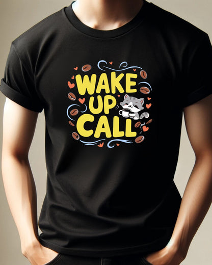 Wake Up Call Cotton T-Shirt