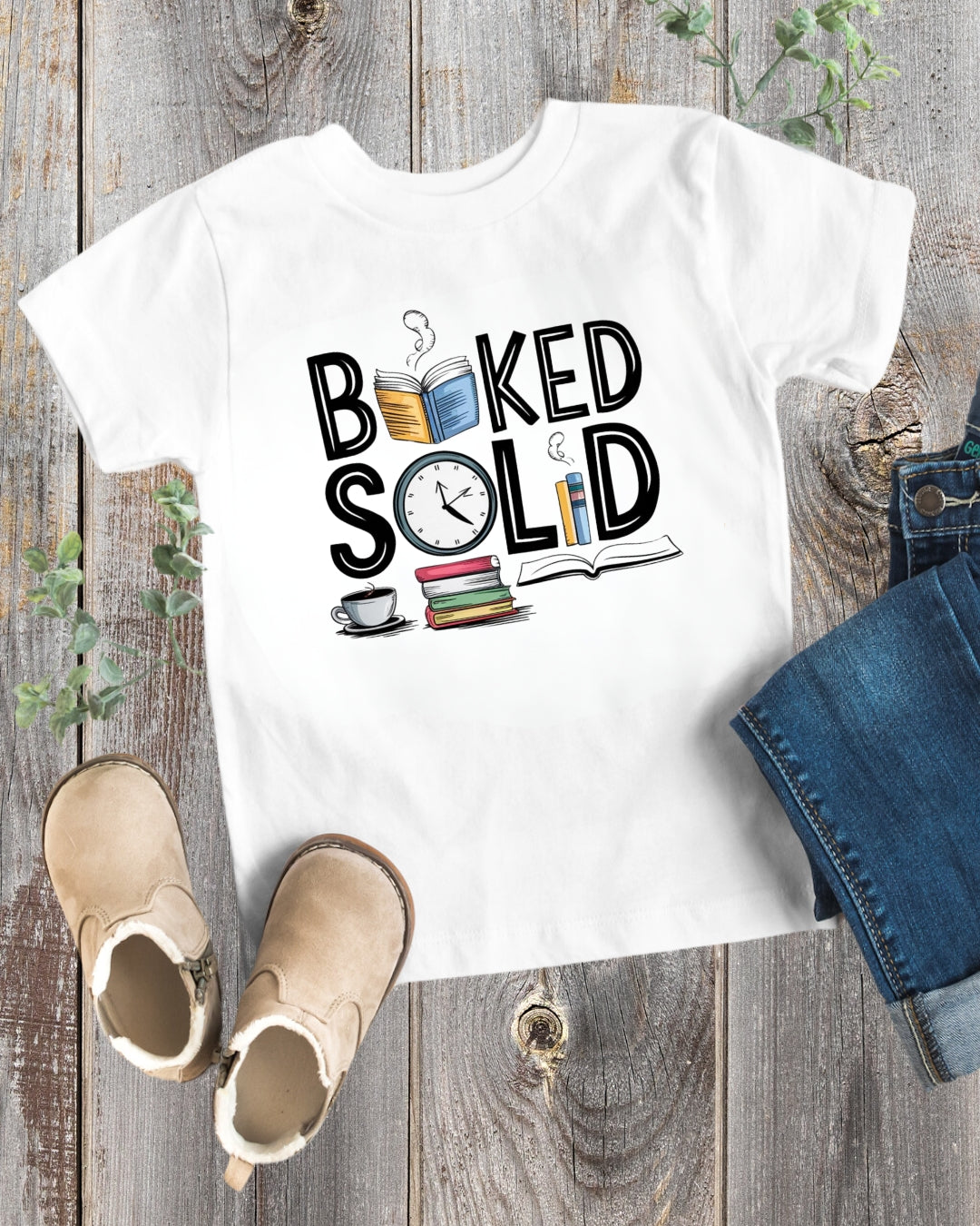 Booked Solid Kid Cotton Tshirt