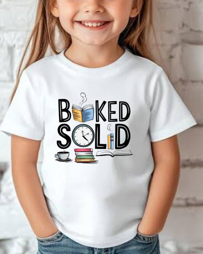 Booked Solid Kid Cotton Tshirt