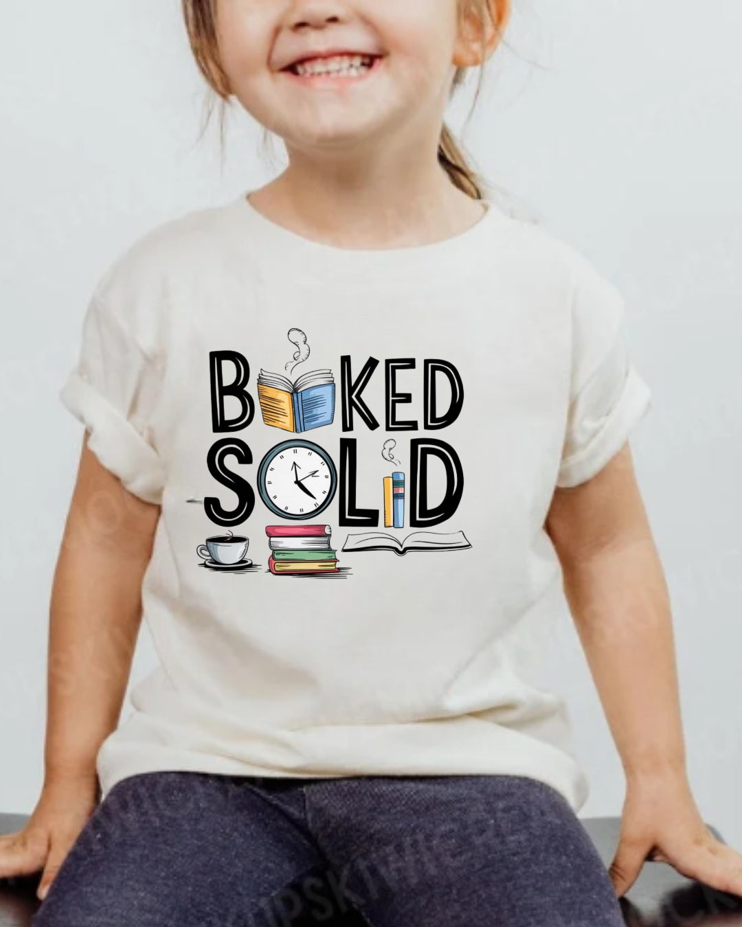 Booked Solid Kid Cotton Tshirt