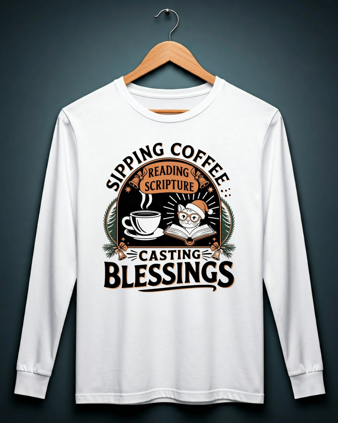 Hexed Roast Cotton Long Sleeve Tshirt