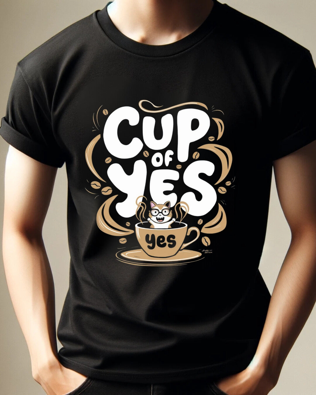 Cup Of Yes Cotton T-Shirt