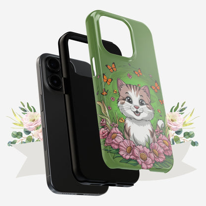 Green Mewsic Tough Case