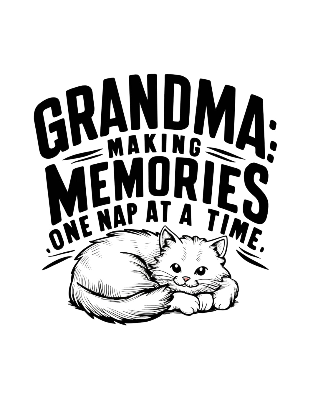 Grandma Having Memory One Nap A Time Cotton Tshirt