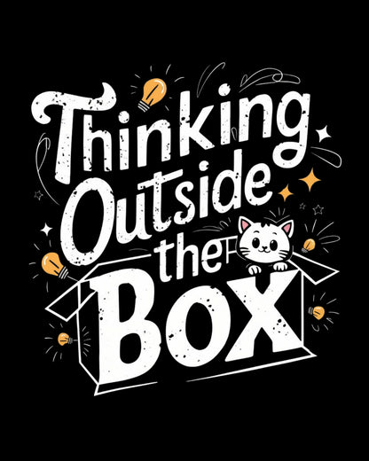 Thinking Out of Box Cotton T-Shirt