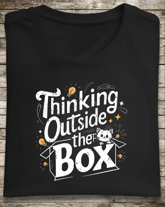 Thinking Out of Box Cotton T-Shirt