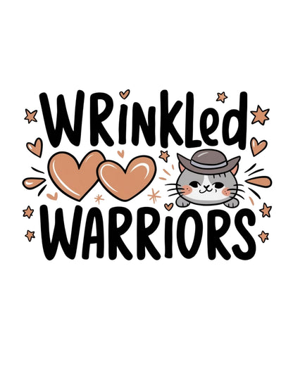 Wrinkle Warrior Grandma Cotton Tshirt