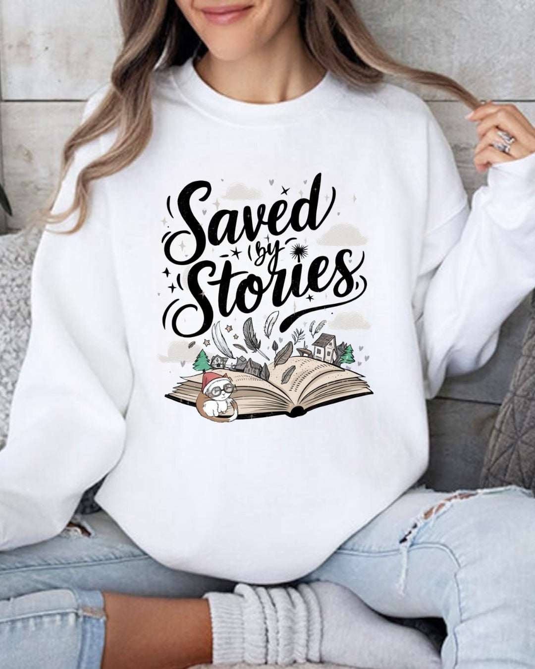 Enchanted Stories Ultra Cotton Crewneck Sweatshirt