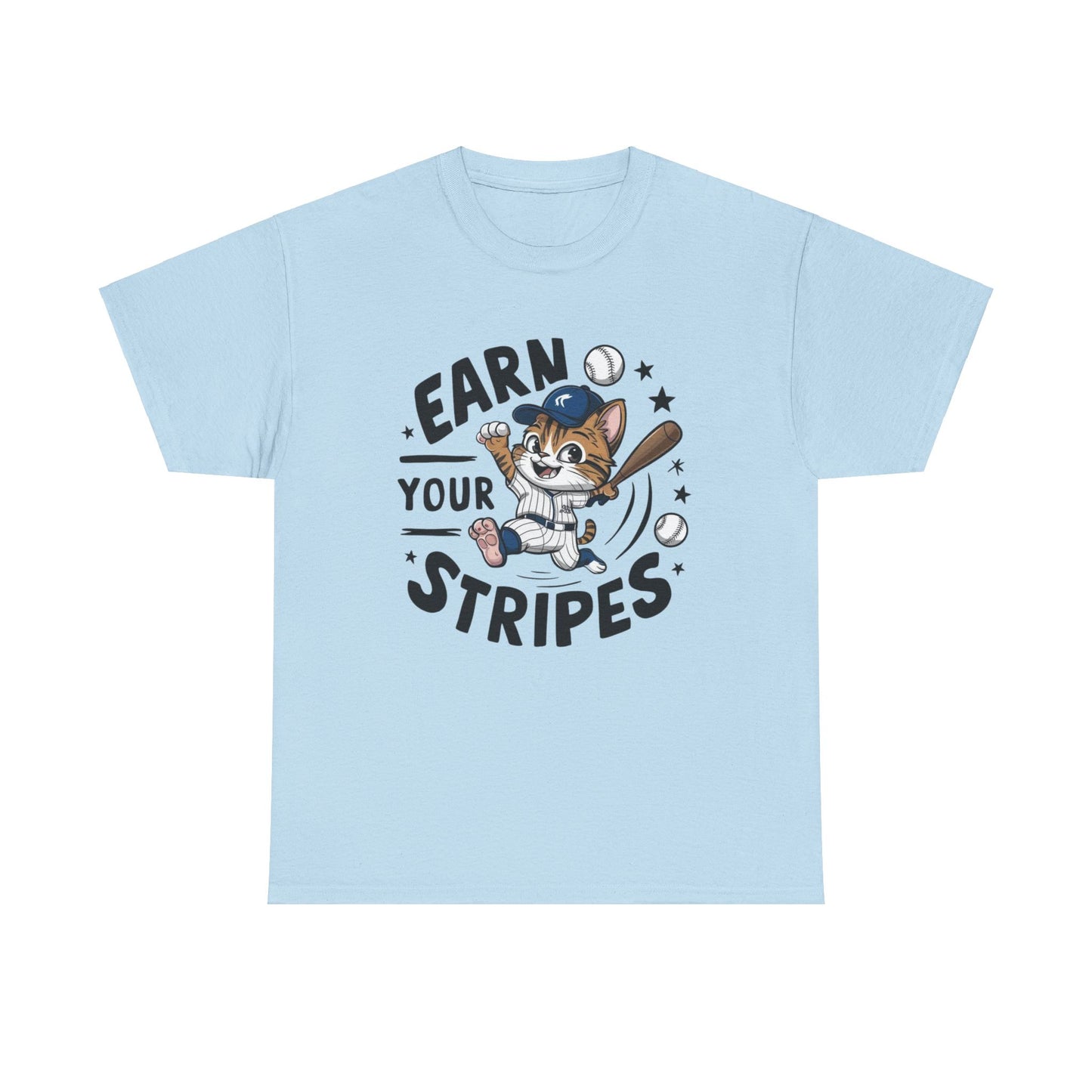 Earn Your Stripe Baseball Cotton T-Shirt