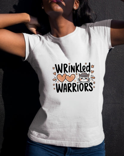 Wrinkle Warrior Grandma Cotton Tshirt