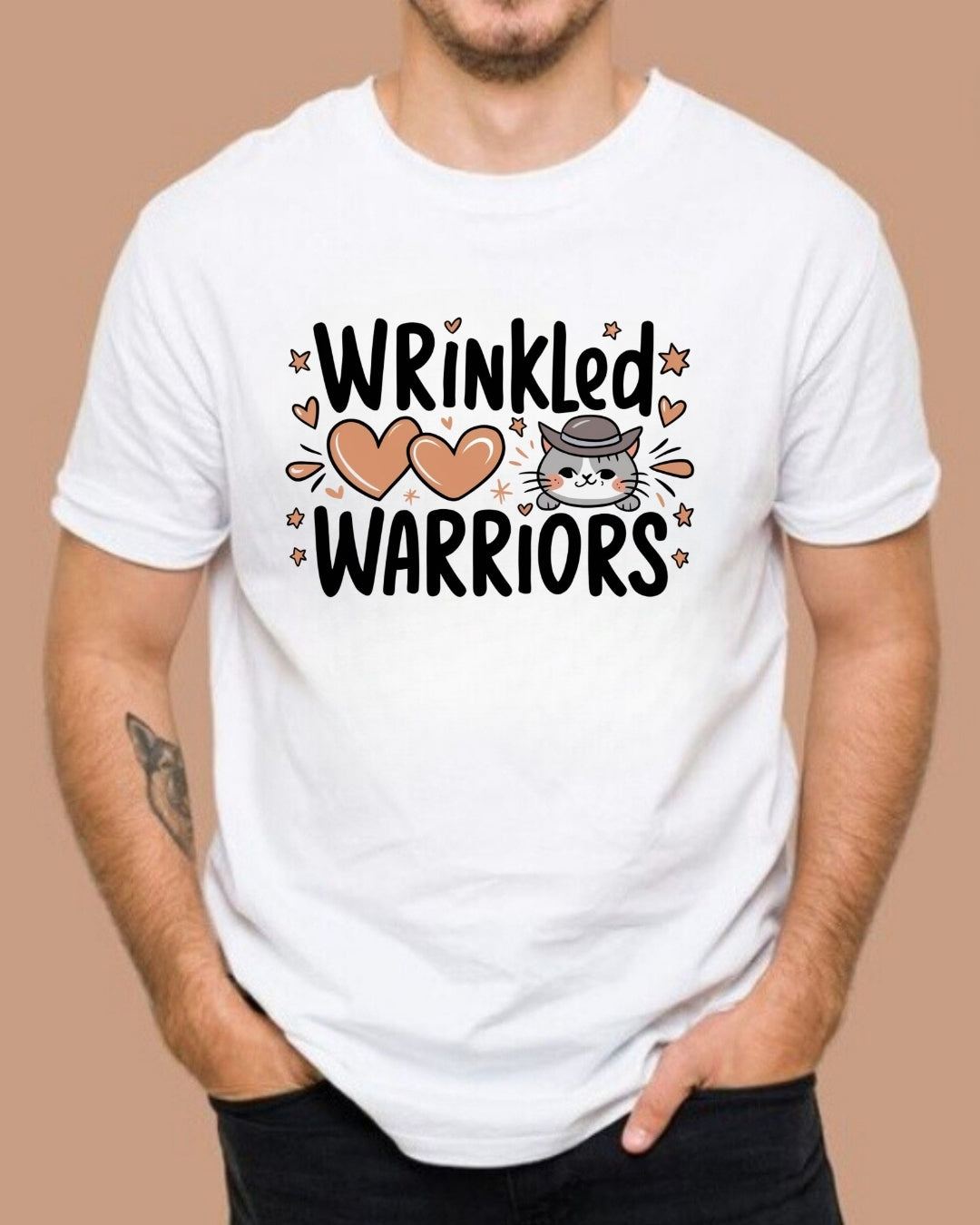 Wrinkle Warrior Grandma Cotton Tshirt