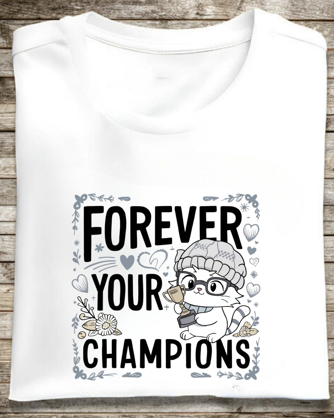 Forever Your Champion  Grandma Cotton Tshirt