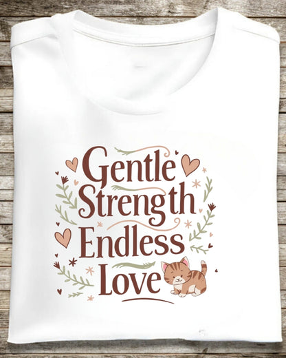 Gentle Strength Endless Love  Grandma Cotton Tshirt