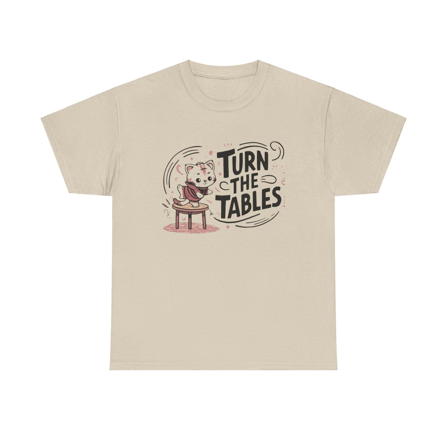 Turn The Table Idiom Cotton T-Shirt