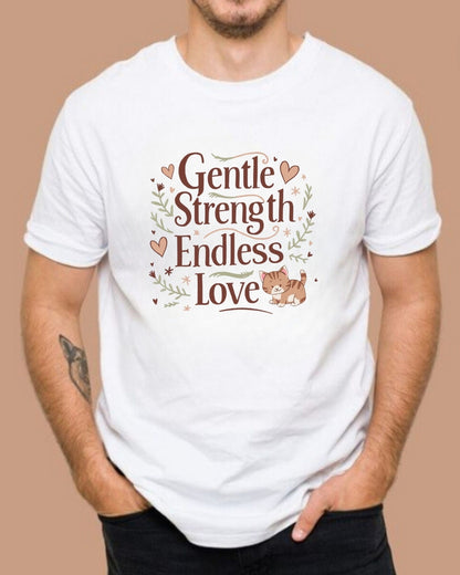 Gentle Strength Endless Love  Grandma Cotton Tshirt